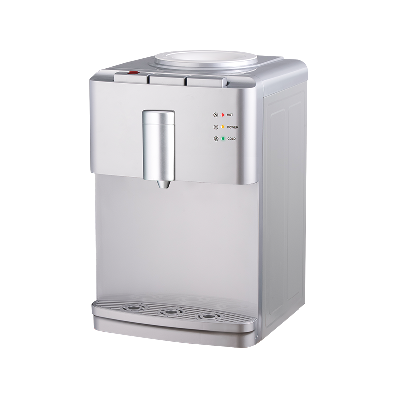 Dispensador de agua de escritorio refrigerable de plata YR-2507T/YLR-2507T